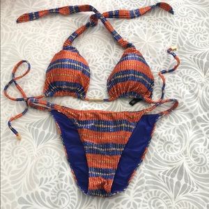 EUC VIX Bikini 🧡💙